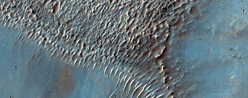 Inverted Channel or Icy Feature in Noachis Terra