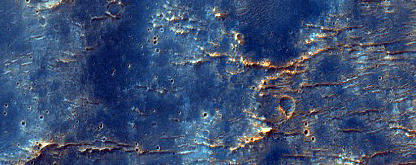 Channel in Noachis Terra