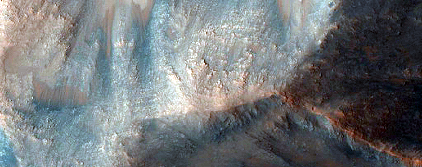 Steep Slopes in West Melas Chasma