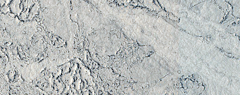 Flood Lava in Elysium Planitia