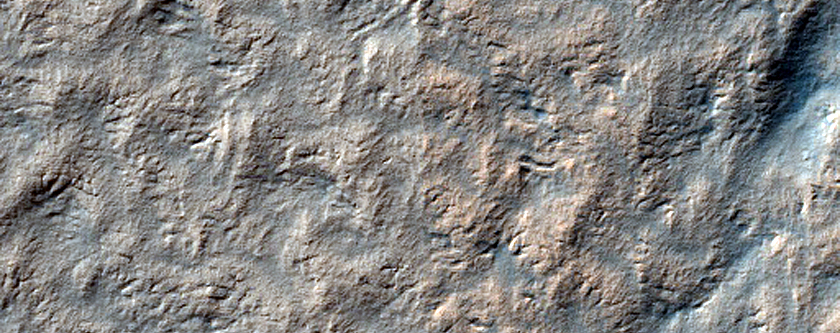 Landforms above Subsurface Radar Observations of South Polar Cap