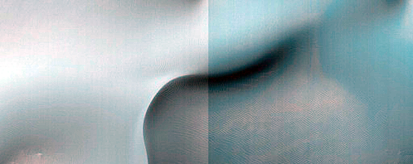 Ripple Change Detection of Gullied Dunes in Southern Mid-Latitudes