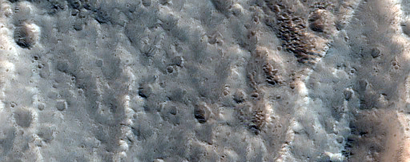 Terrain East of Alba Mons
