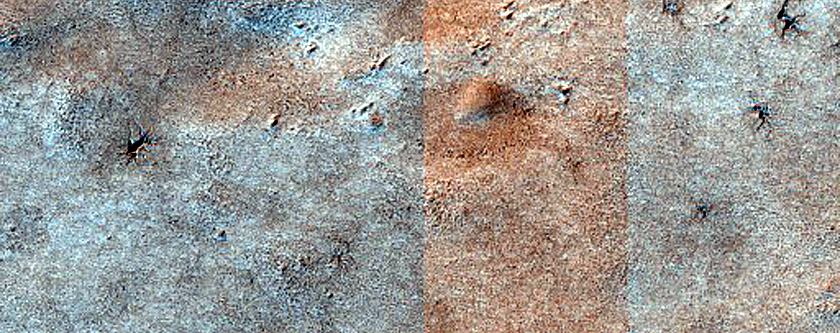 Candidate Recent Impact Site West of Promethei Rupes