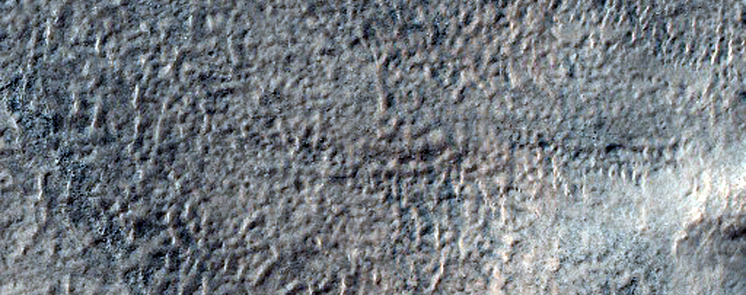 Ridges and Channels West of Reull Vallis