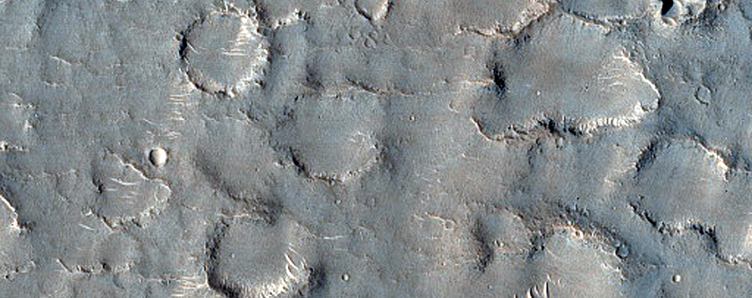 Lobate Structure in Isidis Planitia