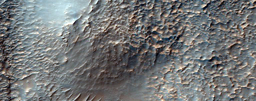 Terrain Northwest of Hale Crater