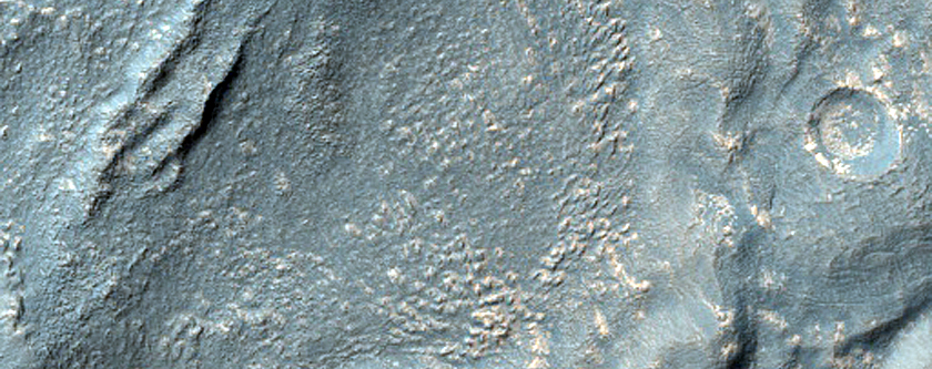 Layered Mesa in Crater near Hellas Montes