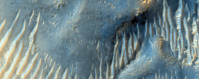Terrain Southeast of Firsoff Crater
