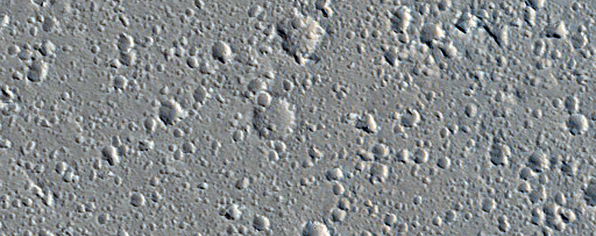 Terrain South of Ceraunius Tholus