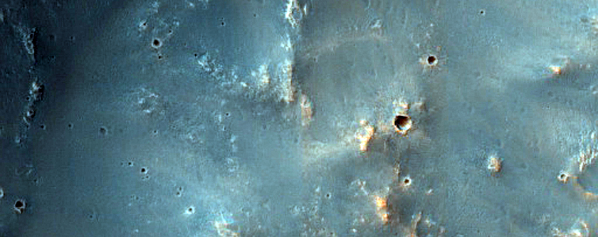 Terrain West of Columbus Crater