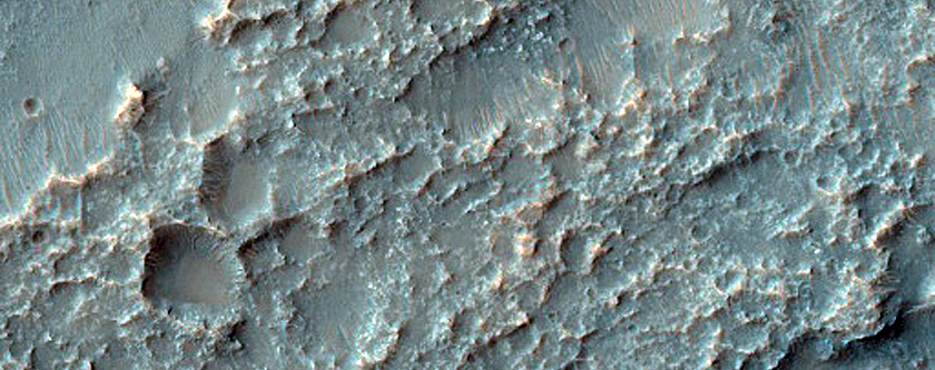 Inverted Channel in Noachis Terra