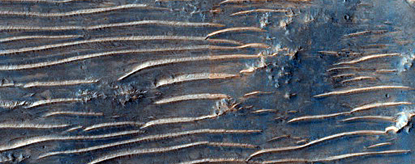 Terrain South of Amenthes Planum