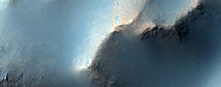 Hillslope Morphologies in Crater