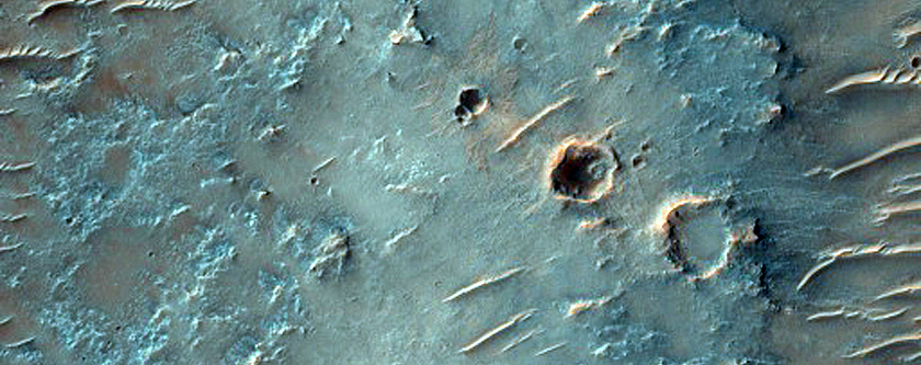 Channels in Huygens Crater