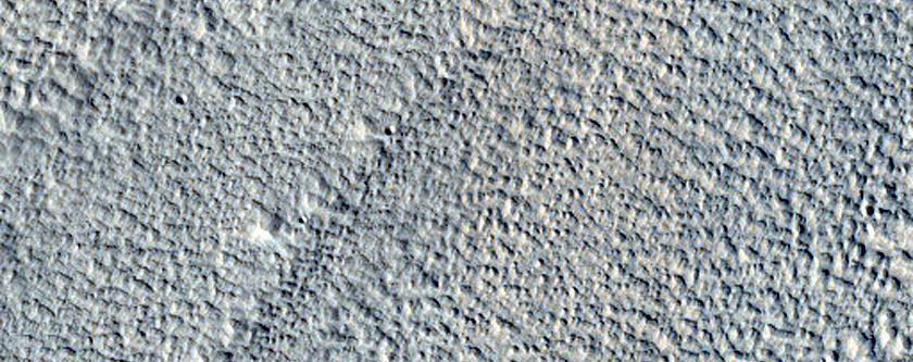 Margin of Oblong Crater