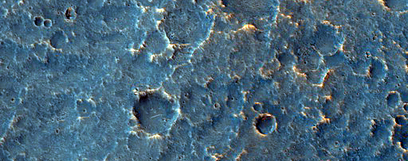 Thermally Distinct Surface Features in THEMIS I07604019