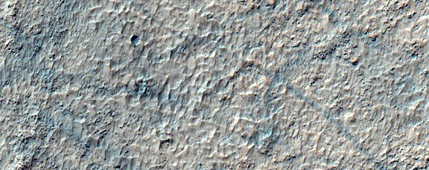 Terrain East of Bjerknes Crater