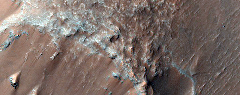 Monitor Slopes in Eos Chasma