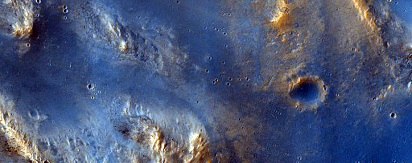 Terrain Northwest of Schaeberle Crater