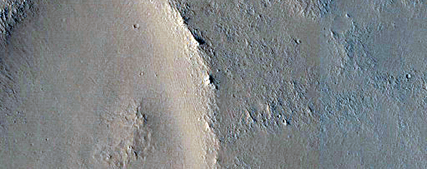 Ridges East of Cassini Crater