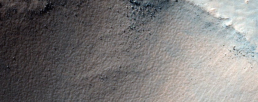 Crater with Steep Slopes