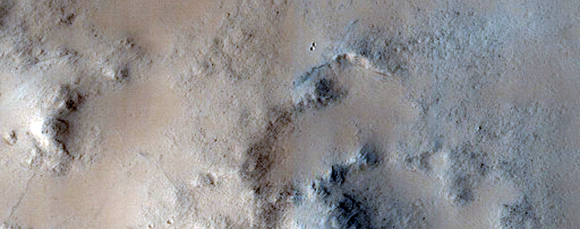 Crater in Marte Vallis