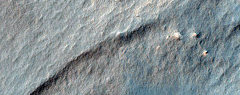 Toe of Large Lobate Debris Apron in Nereidum Montes