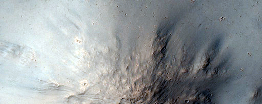 Steep Rocky Crater