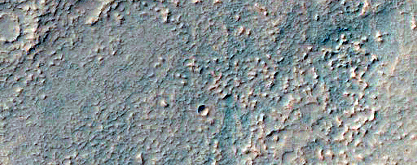 Inverted Channel in Noachis Terra