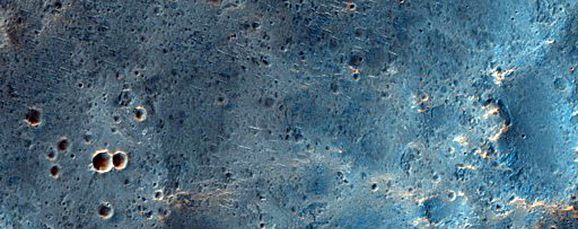 Impact on Rim of Crater