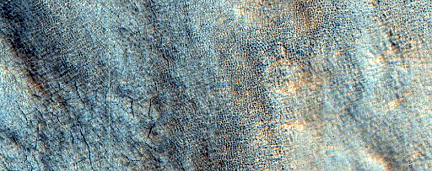 Utopia Planitia Scalloped Terrain
