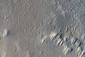 Slope Streaks on Wall of Nicholson Crater