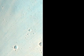 Clays Exposed around Crater near Vedra Valles