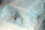 Crater with Fractured Floor in Terra Sirenum