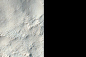 Phyllosilicate-Rich Terrain on Crater Rim North of Hellas Planitia