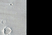 Landforms near Cyane Fossae