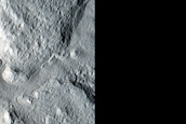 Curved Channel West of Moreux Crater
