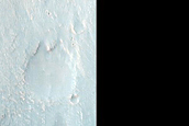 Hillslope Morphologies in Rim of Vinogradov Crater