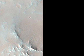 Crater with Dunefield by Southwest Rim in Syrtis Major