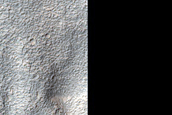 Channels in Crater near Reull Vallis