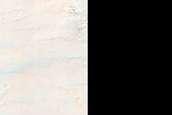 Possible Clay Deposit Exposed in Crater Rim South of Nirgal Vallis
