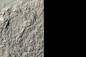 Terminus of Possible Glacier-Like Feature