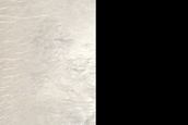 Hillslope Morphologies near Du Martheray Crater