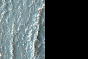 Exposure of Eroded Fan Deposits