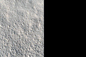 Graben-Crater Intersection at Tantalus Fossae