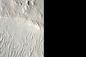 Ridges Northwest of Henry Crater