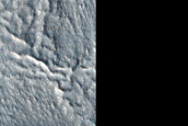 Rockfall Search near Steep Wall near 150-Meter Fresh Crater