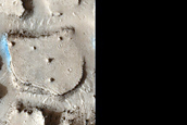 Outcrop in Athabasca Valles Lava