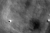 Pristine Impact Crater with Preserved Ejecta Pattern